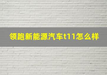 领跑新能源汽车t11怎么样