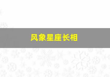 风象星座长相