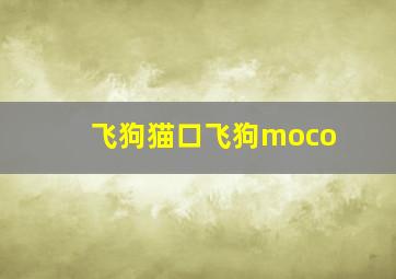 飞狗猫口飞狗moco