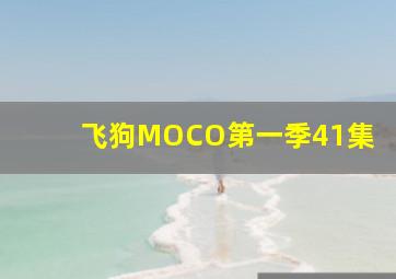 飞狗MOCO第一季41集