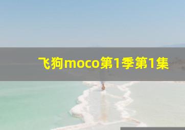 飞狗moco第1季第1集