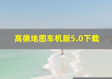 髙德地图车机版5.0下载