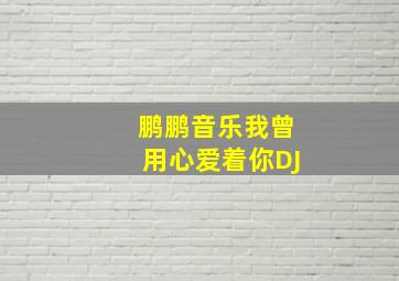 鹏鹏音乐我曾用心爱着你DJ