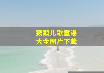 鹦鹉儿歌童谣大全图片下载