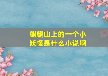 麒麟山上的一个小妖怪是什么小说啊