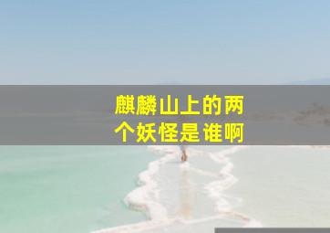 麒麟山上的两个妖怪是谁啊