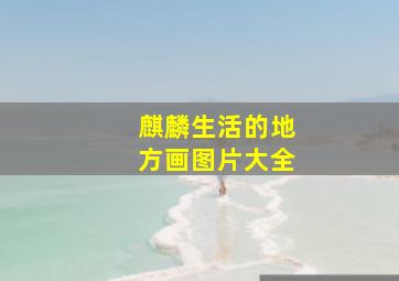 麒麟生活的地方画图片大全