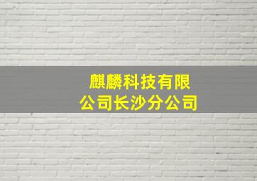 麒麟科技有限公司长沙分公司