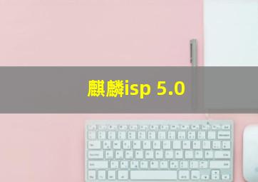 麒麟isp 5.0