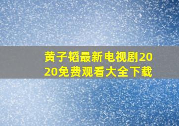 黄子韬最新电视剧2020免费观看大全下载