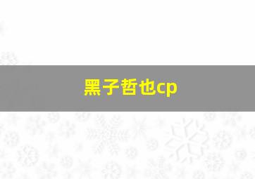 黑子哲也cp