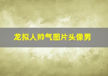 龙拟人帅气图片头像男