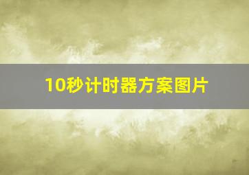 10秒计时器方案图片