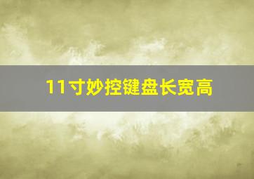 11寸妙控键盘长宽高