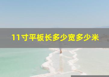 11寸平板长多少宽多少米