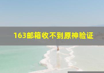 163邮箱收不到原神验证