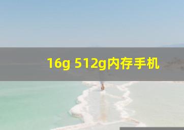 16g+512g内存手机