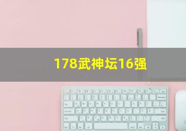 178武神坛16强