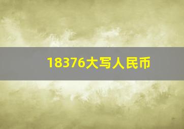 18376大写人民币