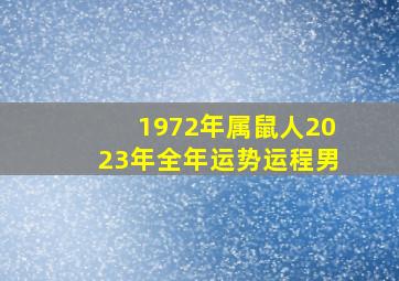 1972年属鼠人2023年全年运势运程男