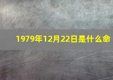 1979年12月22日是什么命