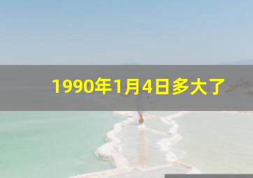 1990年1月4日多大了