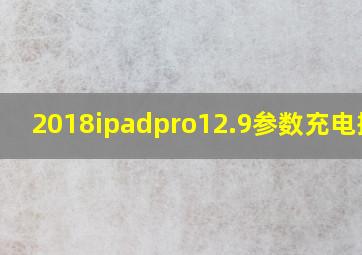 2018ipadpro12.9参数充电插头