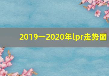 2019一2020年lpr走势图