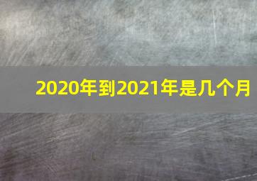 2020年到2021年是几个月