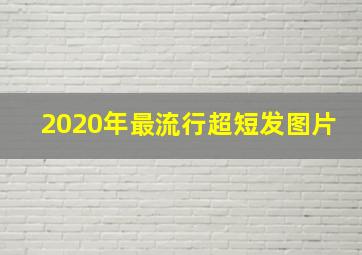 2020年最流行超短发图片