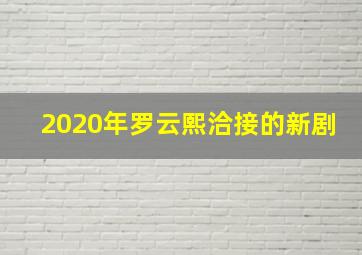 2020年罗云熙洽接的新剧