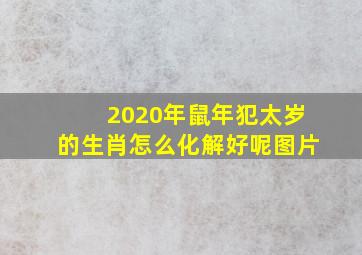 2020年鼠年犯太岁的生肖怎么化解好呢图片