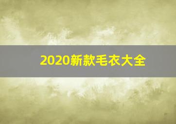 2020新款毛衣大全