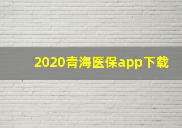 2020青海医保app下载