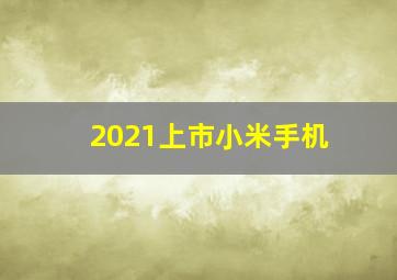 2021上市小米手机