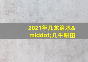 2021年几龙治水·几牛耕田