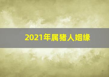 2021年属猪人姻缘