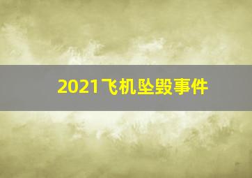 2021飞机坠毁事件