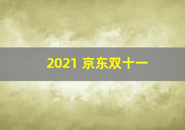 2021 京东双十一