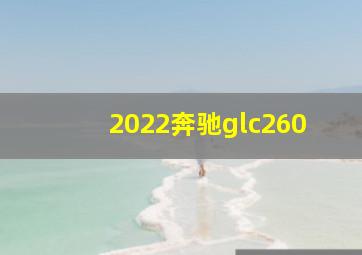 2022奔驰glc260