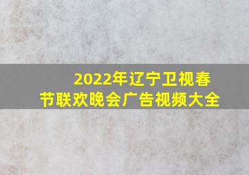 2022年辽宁卫视春节联欢晚会广告视频大全