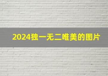 2024独一无二唯美的图片