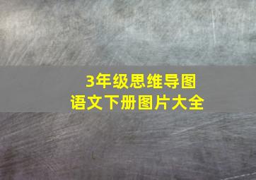 3年级思维导图语文下册图片大全