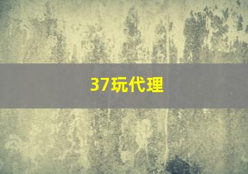 37玩代理