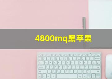 4800mq黑苹果