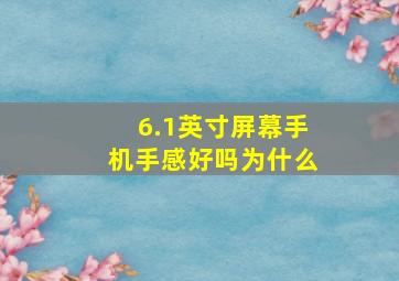 6.1英寸屏幕手机手感好吗为什么