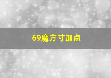 69魔方寸加点