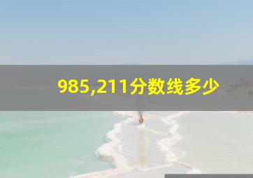 985,211分数线多少