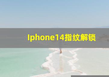 Iphone14指纹解锁