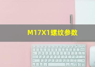 M17X1螺纹参数